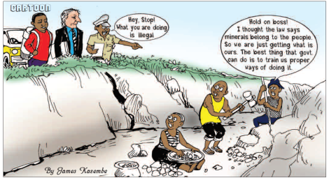 201808 Malawi Mining &amp; Trade Review Gold ASM Cartoon